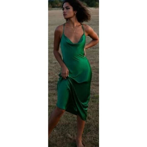 Rat & Boa Gigi Midi Slip Dress NWT Sz. XXL - Picture 1 of 9